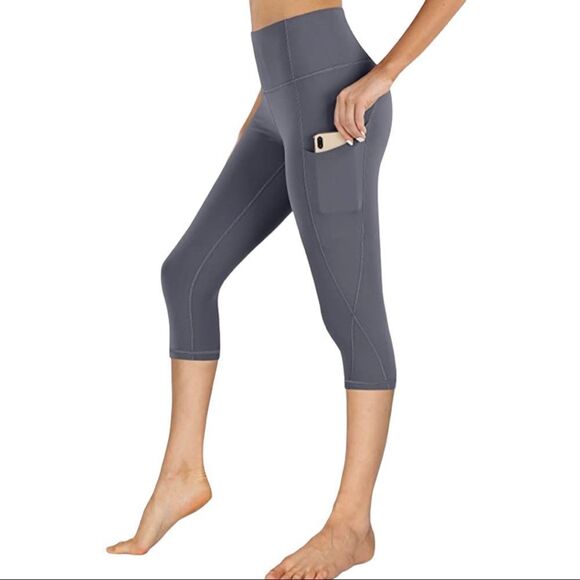 PHISOCKAT Women's High Waist Leggings with Pockets - Picture 5 of 16